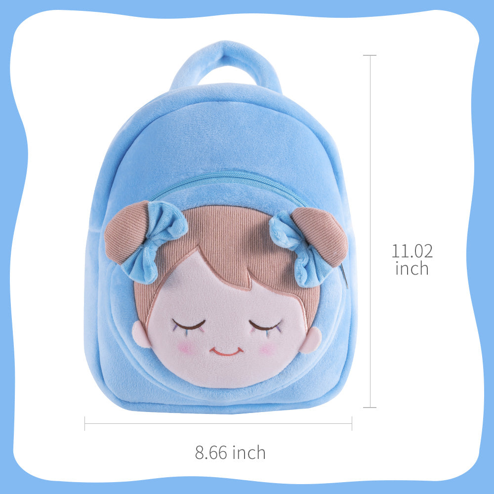 Personnalisée Sac à Dos en Peluche Bleu