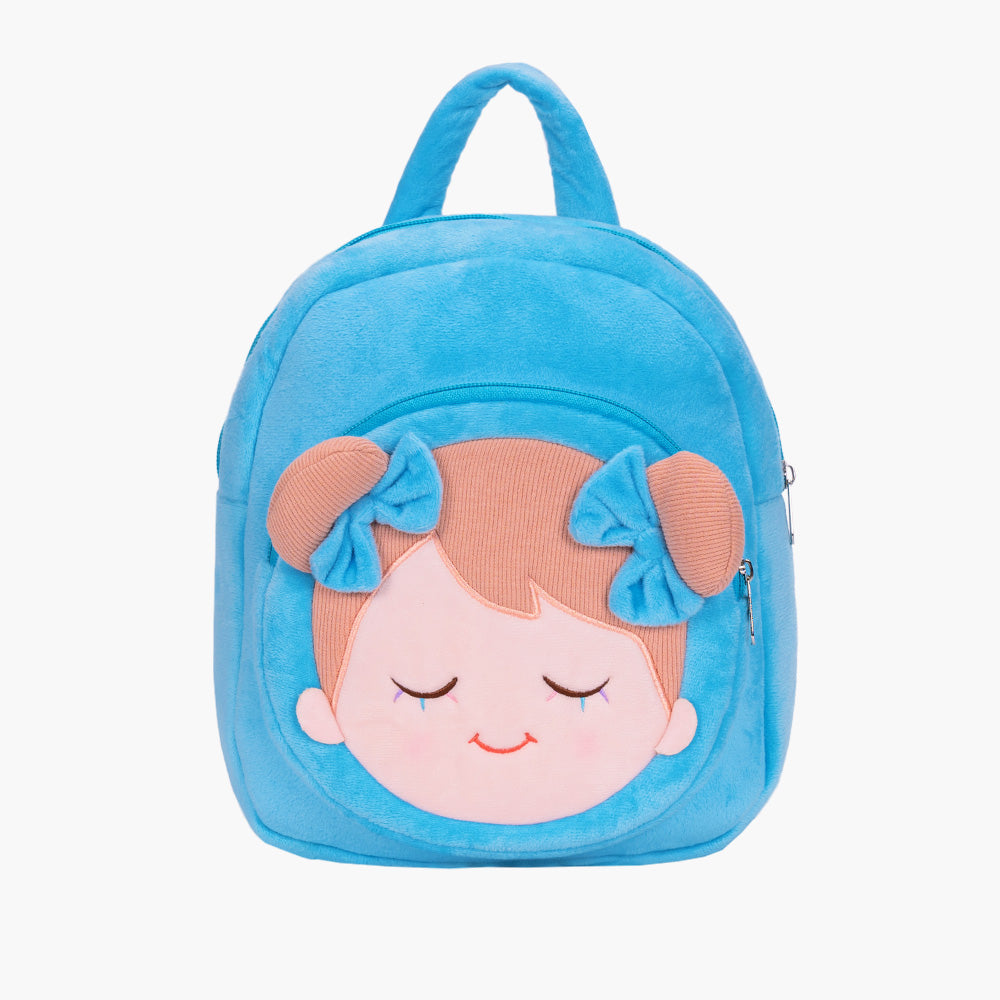 Personnalisée Sac à Dos en Peluche Bleu