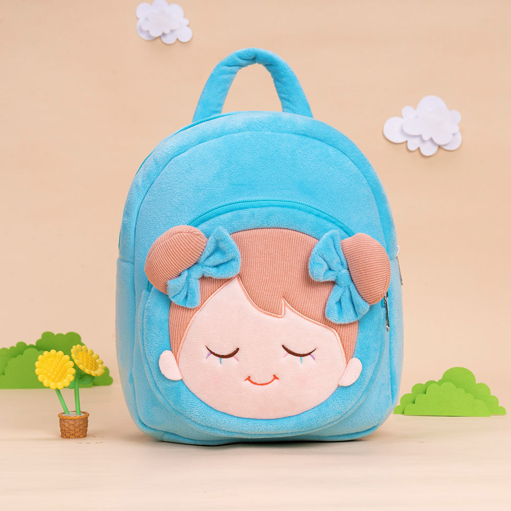 Personnalisée Sac à Dos en Peluche Bleu