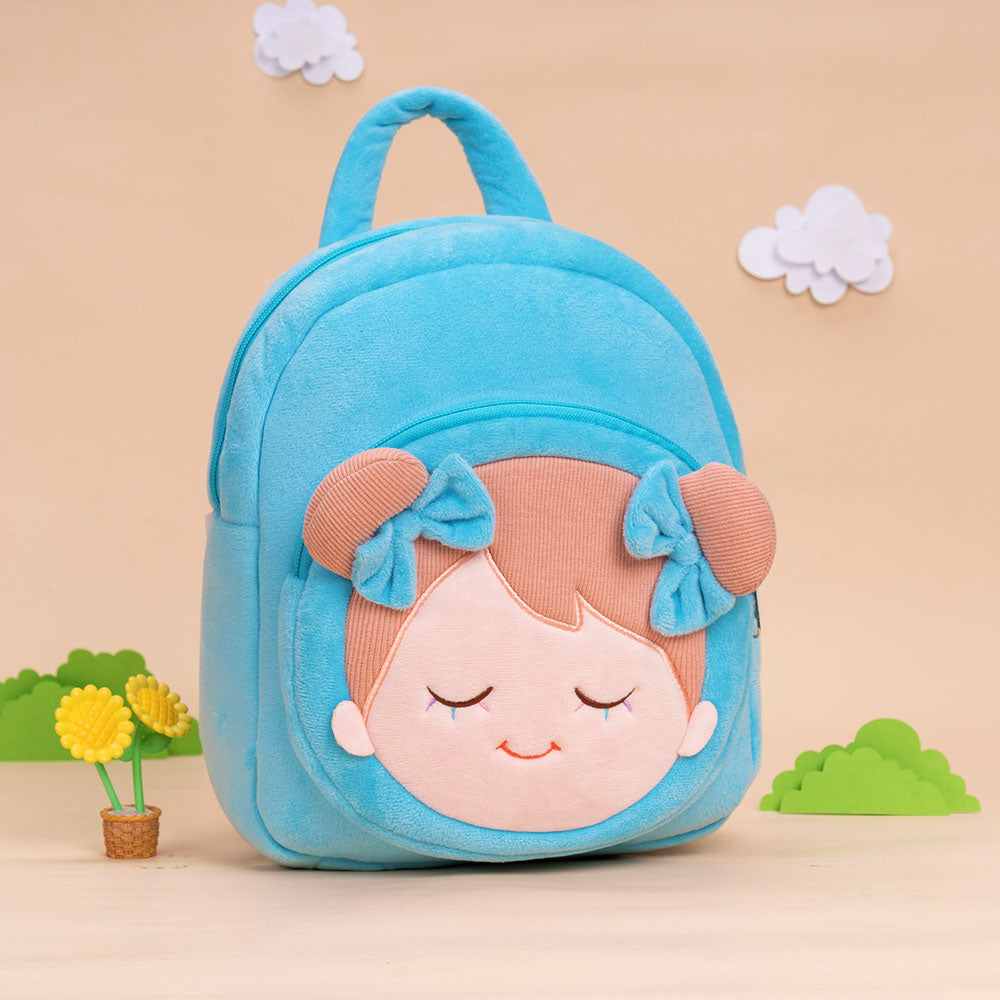 Personnalisée Sac à Dos en Peluche Bleu